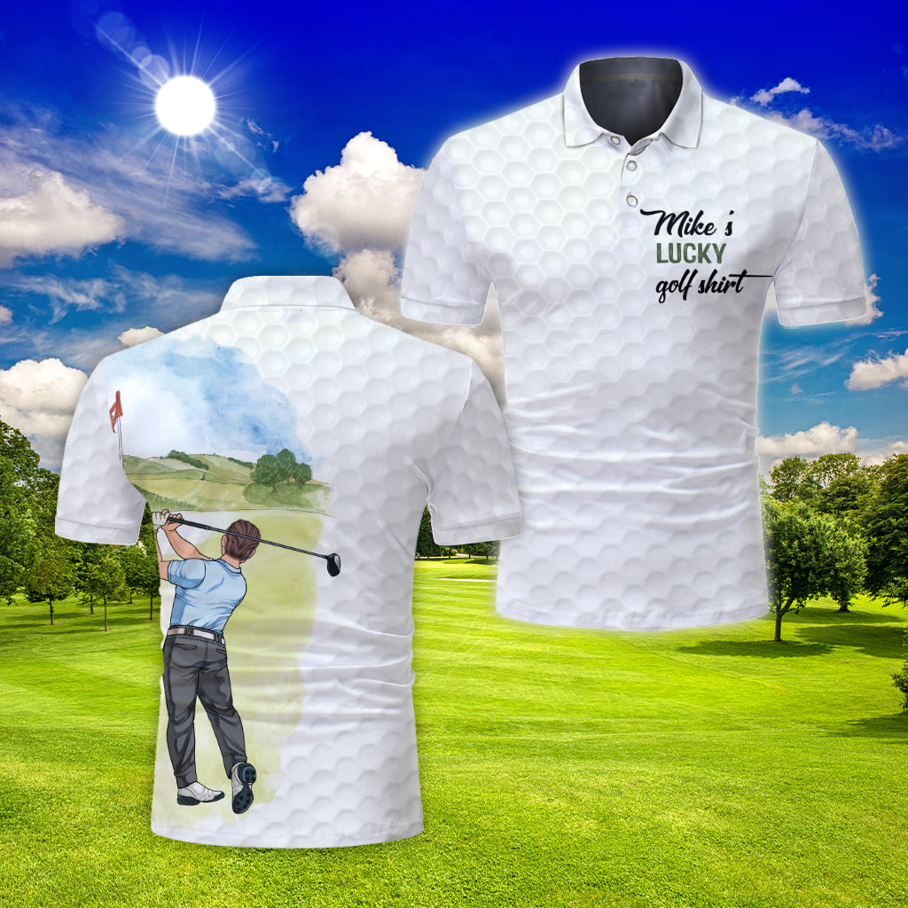 Mein Glücksgolfshirt – Personalisiertes Golfpoloshirt