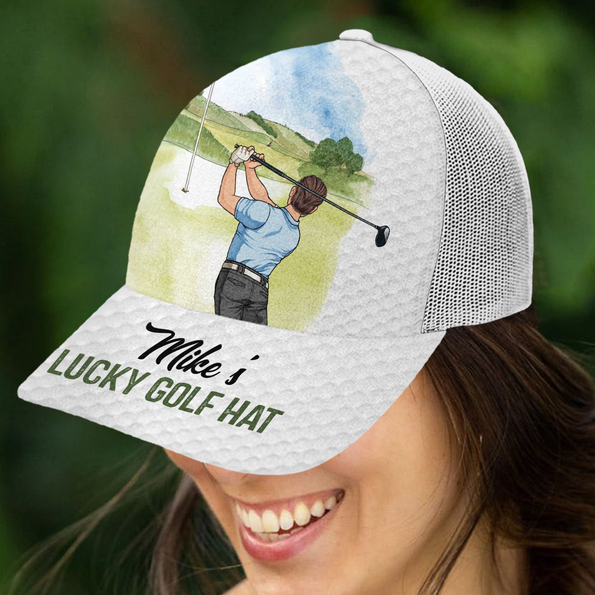 My Lucky Golf Cap - Personalized Golf Trucker Hat