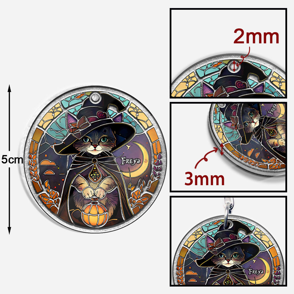 Hallo Dunkelheit – Personalisierter Hexen-Schlüsselanhänger