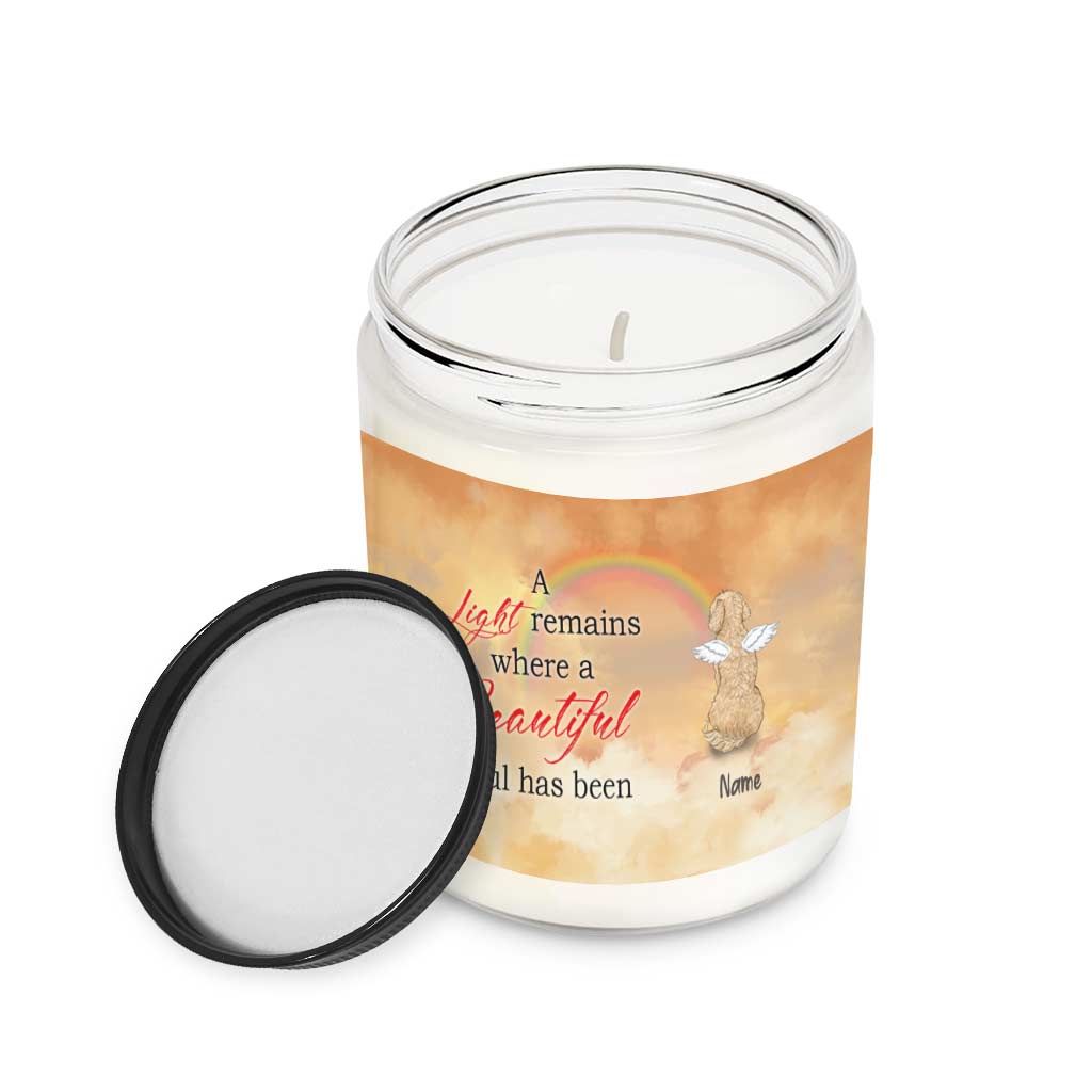 Where A Beautiful Soul Has Been - Personalized Dog Candle