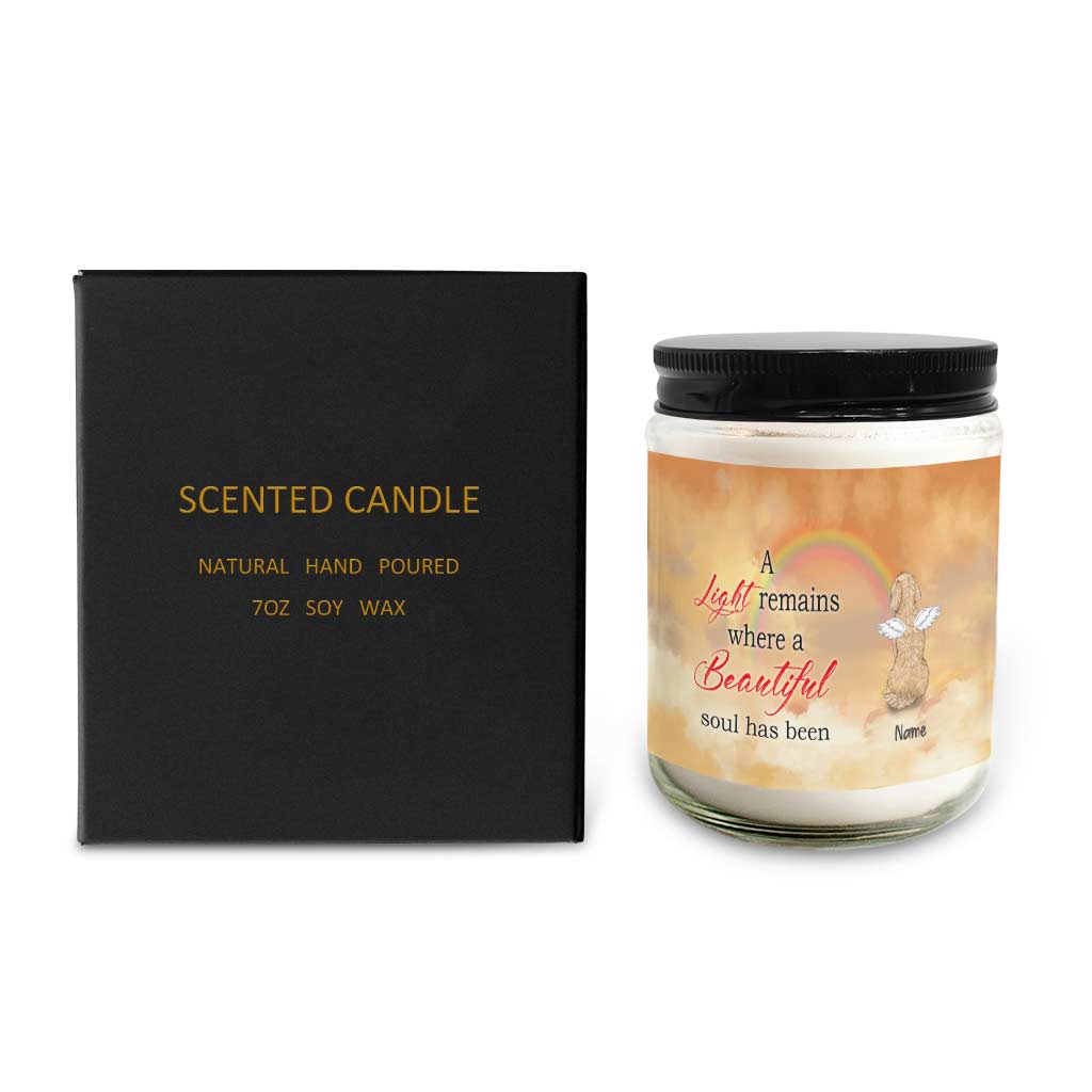 Where A Beautiful Soul Has Been - Personalized Dog Candle