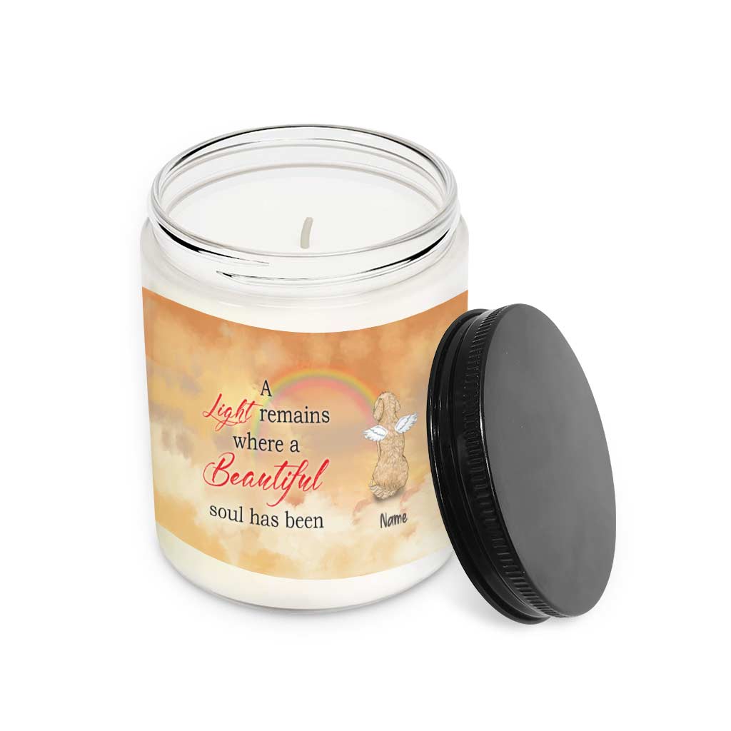 Where A Beautiful Soul Has Been - Personalized Dog Candle