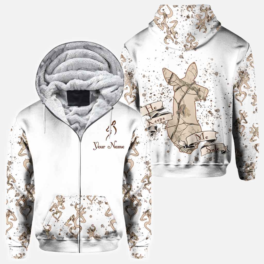 Seine Hirschkuh, ihr Hirsch – Personalisiertes T-Shirt und Hoodie für Paare auf der Jagd.