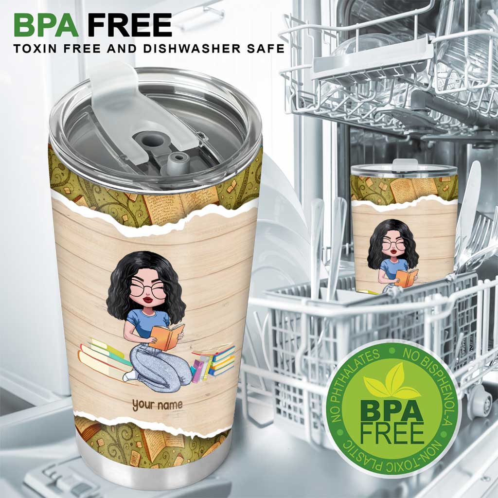 Und sie lebte glücklich bis an ihr Lebensende – personalisierter Buchbecher