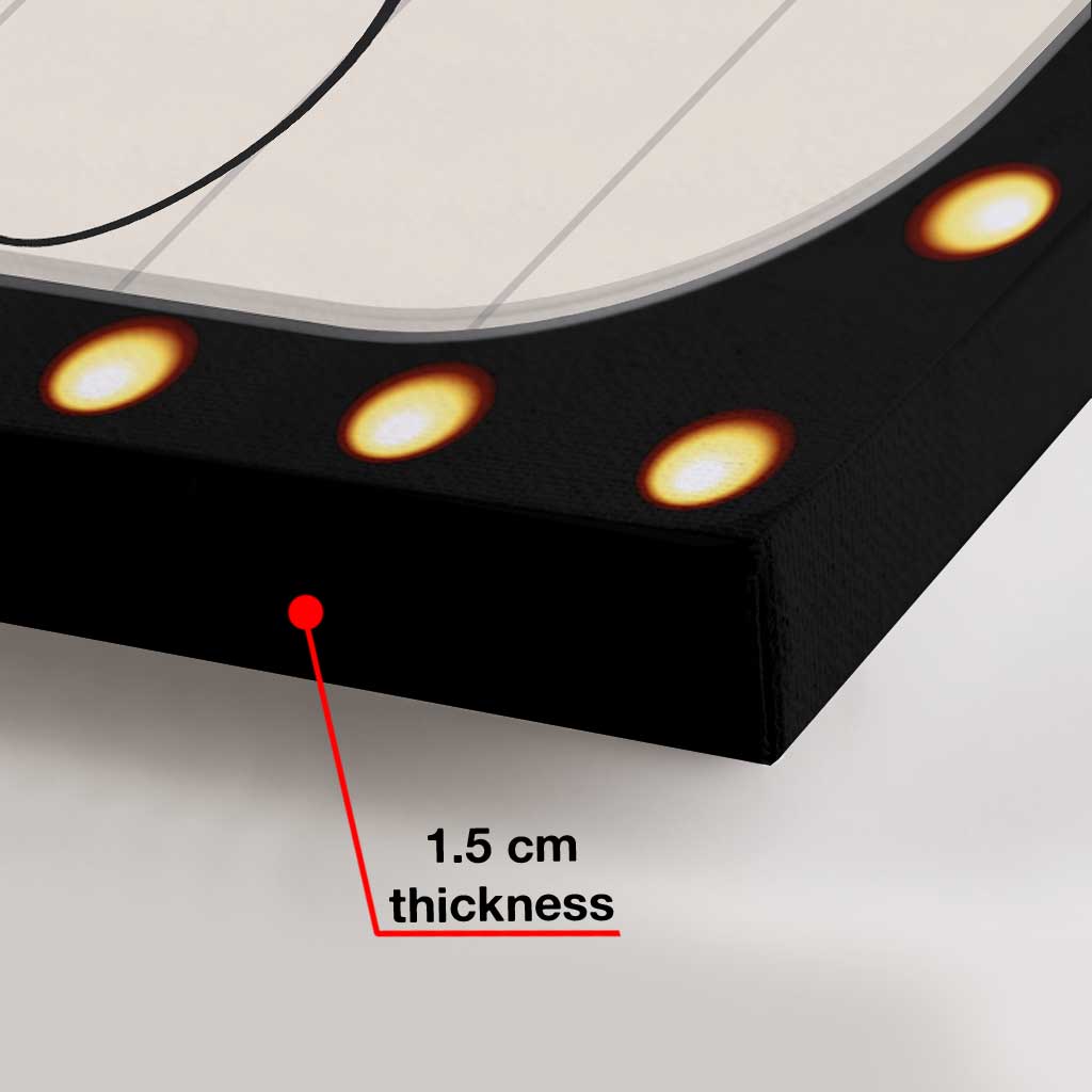 Gemeinsam diese Show gestalten – Personalisiertes Pärchenposter mit 3D-Musterdruck