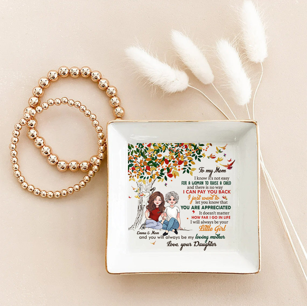 Ich weiß, es ist nicht einfach – Personalisierte Schmuckschale zum Muttertag