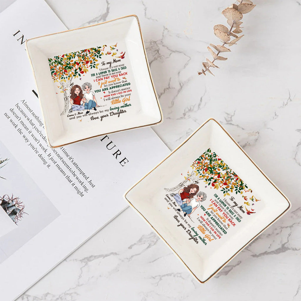 Ich weiß, es ist nicht einfach – Personalisierte Schmuckschale zum Muttertag