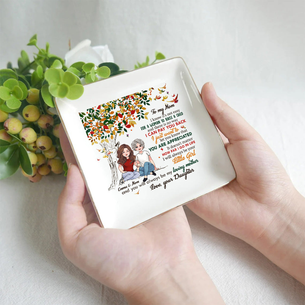 Ich weiß, es ist nicht einfach – Personalisierte Schmuckschale zum Muttertag