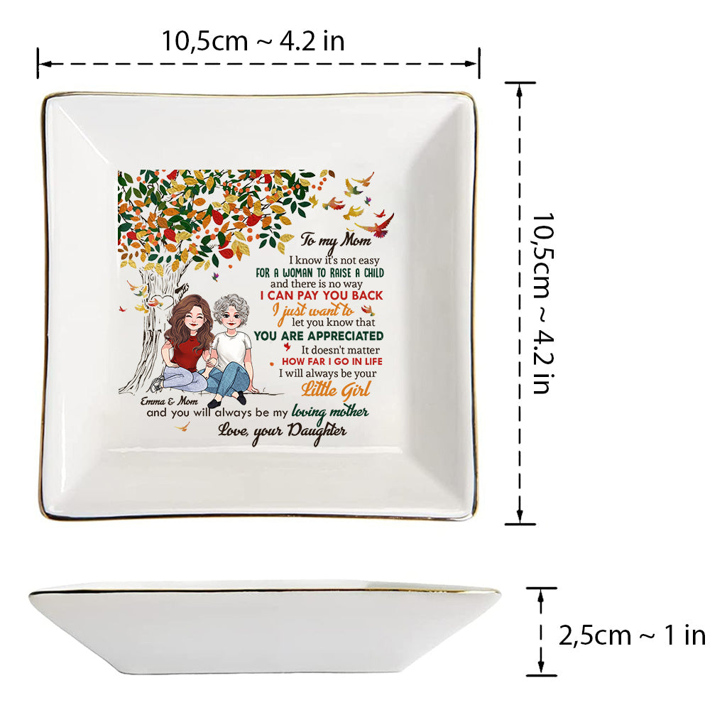 Ich weiß, es ist nicht einfach – Personalisierte Schmuckschale zum Muttertag