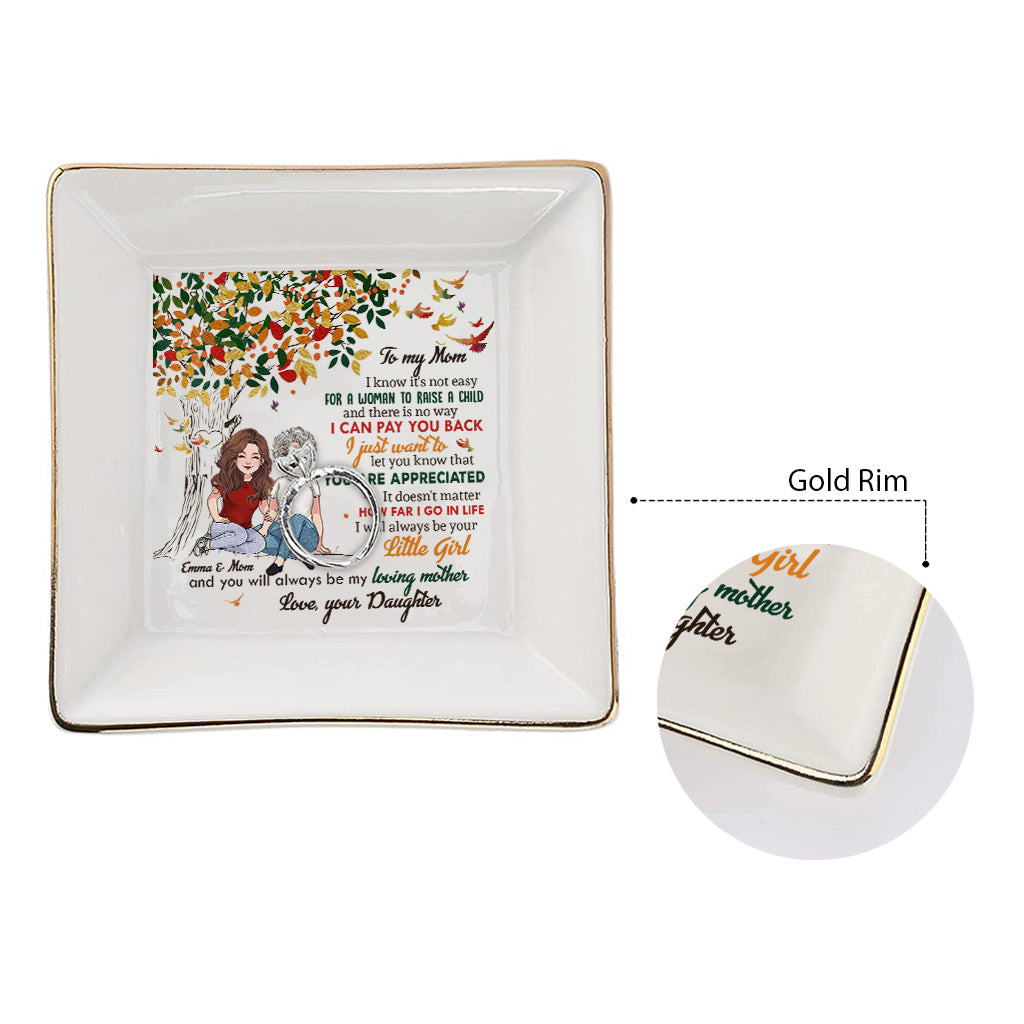 Ich weiß, es ist nicht einfach – Personalisierte Schmuckschale zum Muttertag