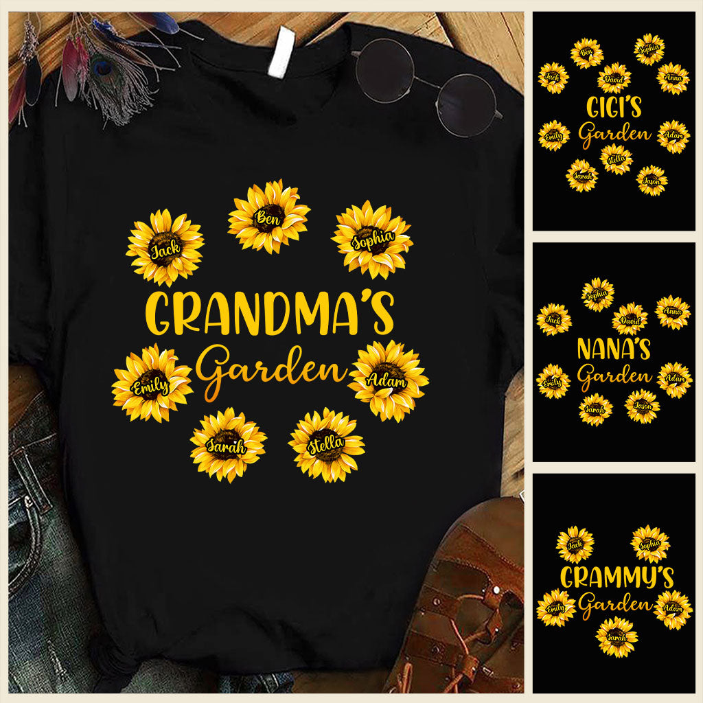 Omas Garten – Geschenk für Oma, Mama, Papa, Opa – Personalisiertes T-Shirt und Hoodie