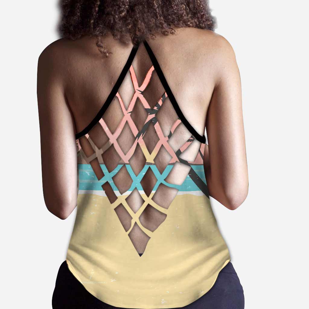 Salty Lil' Beaches - Personalisiertes Bestie Cross Tanktop
