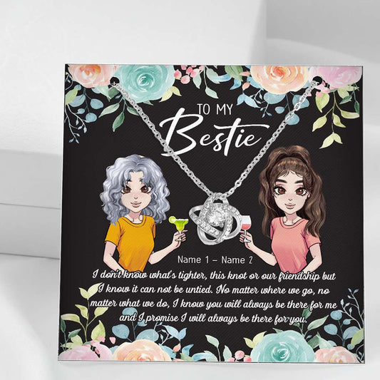 Freundschaft ist ein Knoten – Personalisierte Freundschaftsknoten-Halskette