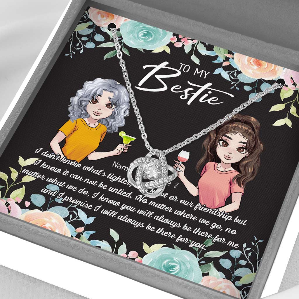 Freundschaft ist ein Knoten – Personalisierte Freundschaftsknoten-Halskette