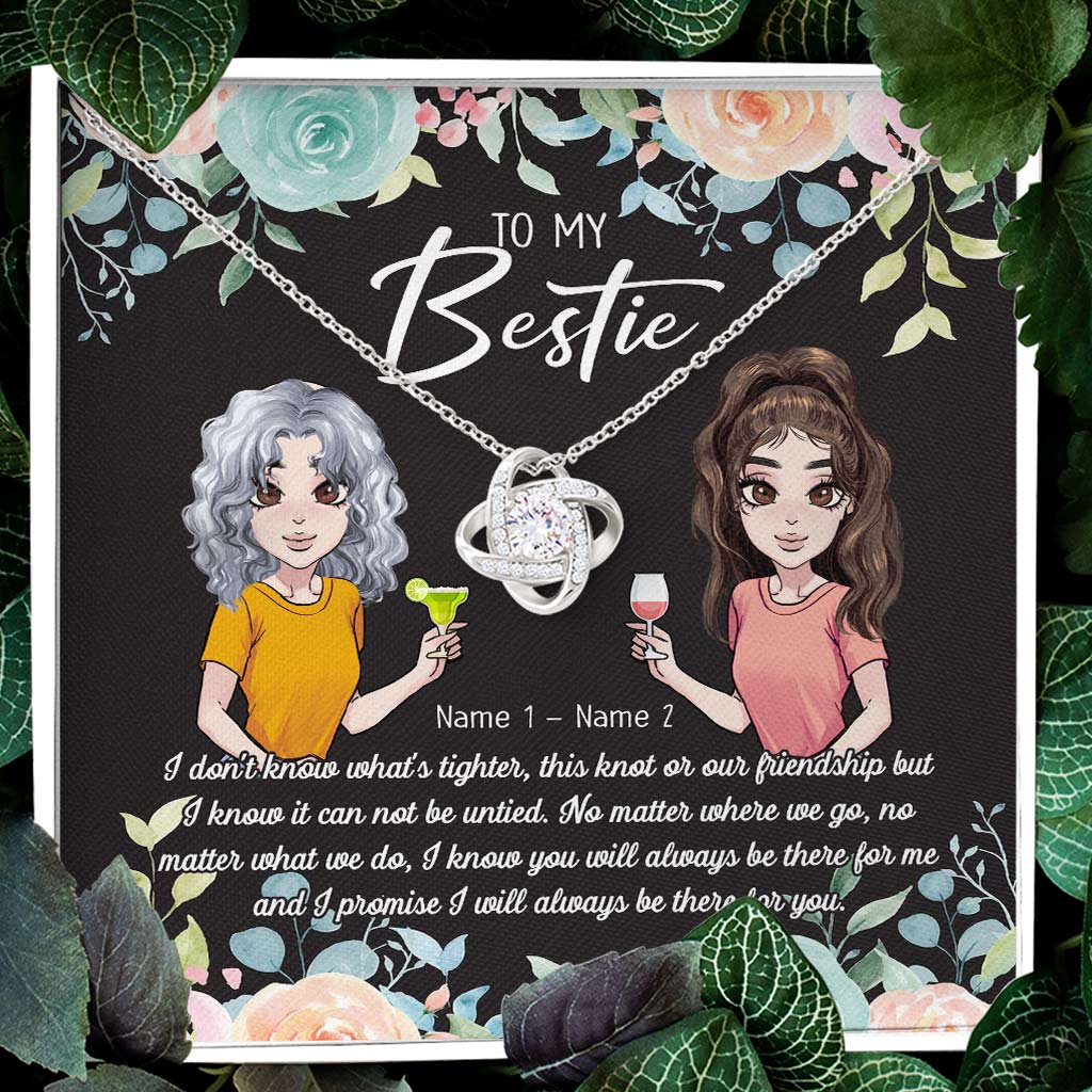 Freundschaft ist ein Knoten – Personalisierte Freundschaftsknoten-Halskette