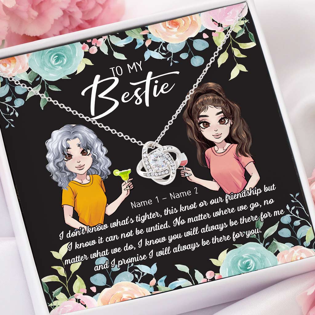 Freundschaft ist ein Knoten – Personalisierte Freundschaftsknoten-Halskette