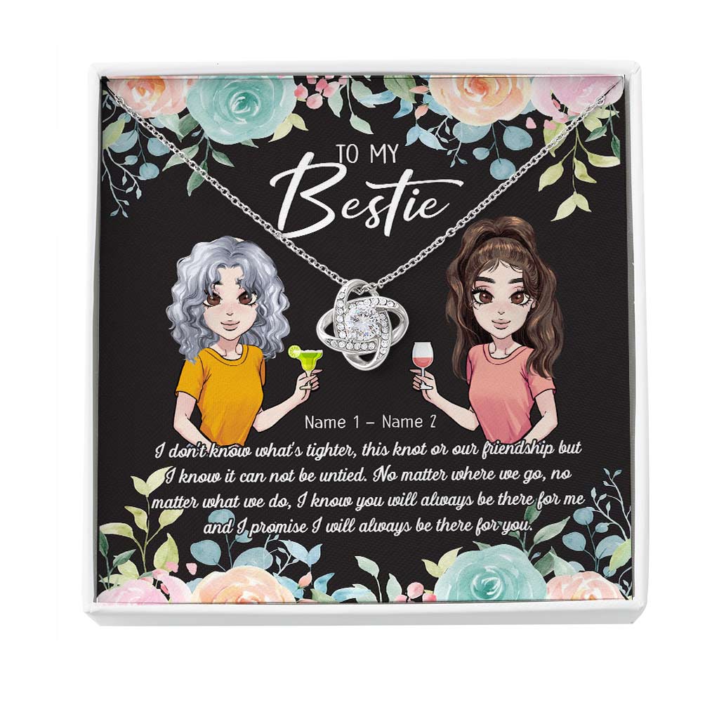 Freundschaft ist ein Knoten – Personalisierte Freundschaftsknoten-Halskette
