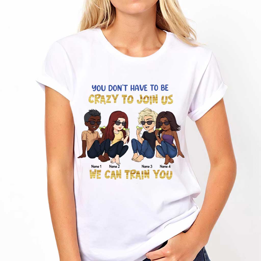 Beste Freundinnen sind die Schwestern, die wir uns selbst aussuchen – Geschenk für die beste Freundin – Personalisiertes T-Shirt und Hoodie