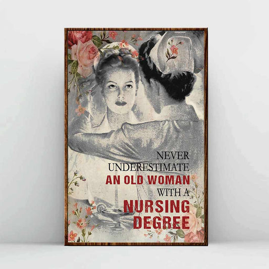 Niemals unterschätzen – Poster für Pflegekräfte 06/2021