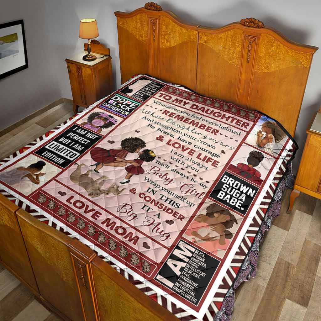 An meine Tochter – Afroamerikanische Steppdecke 0621