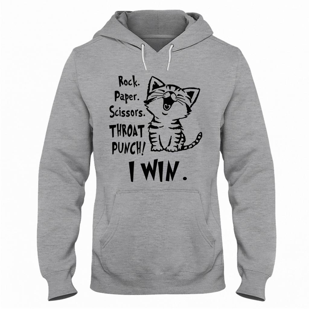Rock Paper - Katzen-T-Shirt und Hoodie 062021