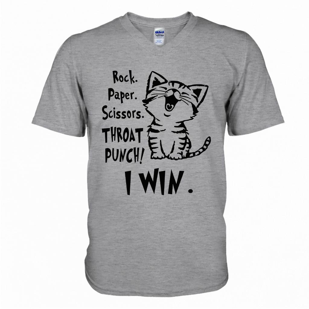 Rock Paper - Katzen-T-Shirt und Hoodie 062021