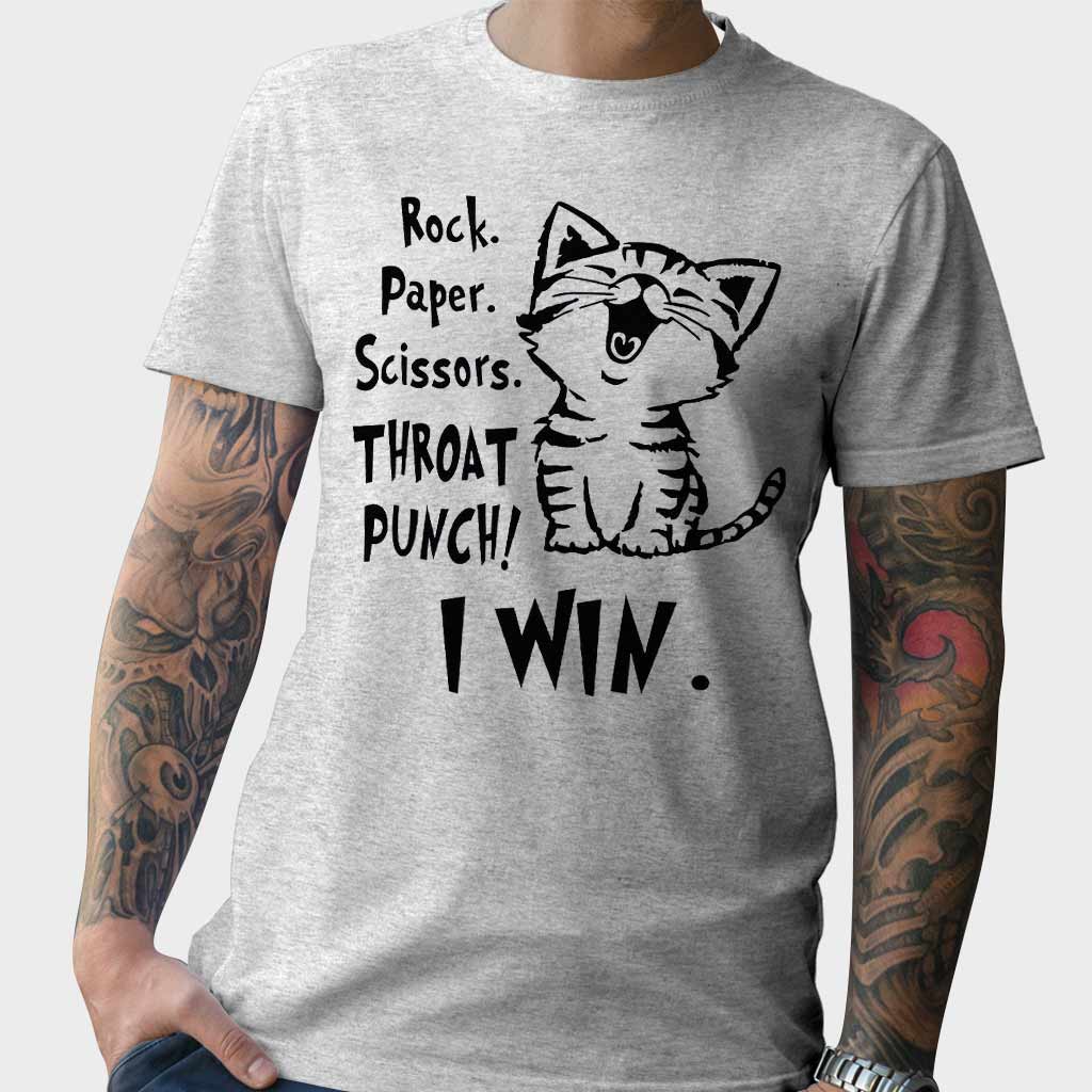 Rock Paper - Katzen-T-Shirt und Hoodie 062021