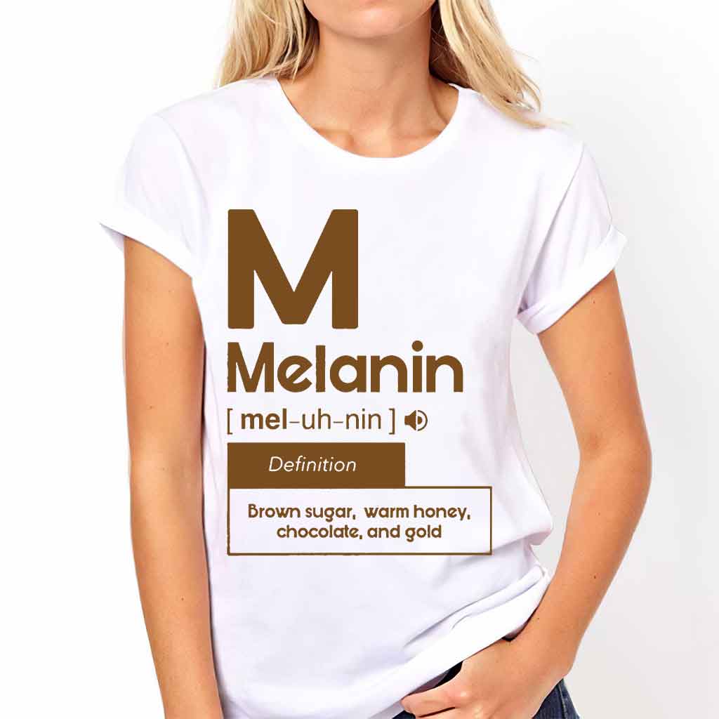 Melanin – T-Shirt und Hoodie für Afroamerikaner 062021