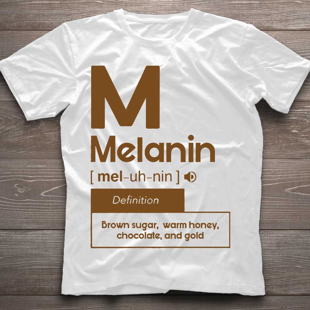 Melanin – T-Shirt und Hoodie für Afroamerikaner 062021