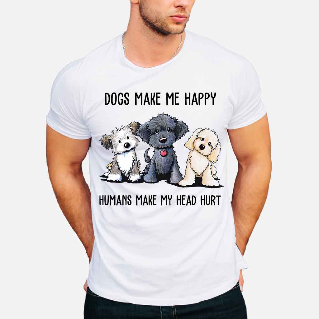 Hunde machen mich glücklich – T-Shirt und Hoodie 062021