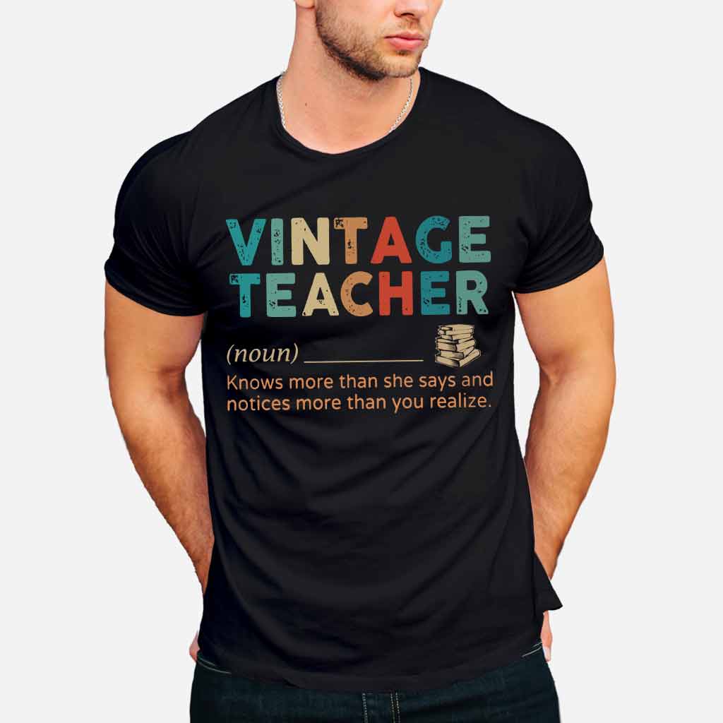 Vintage Lehrer-T-Shirt und Hoodie 062021