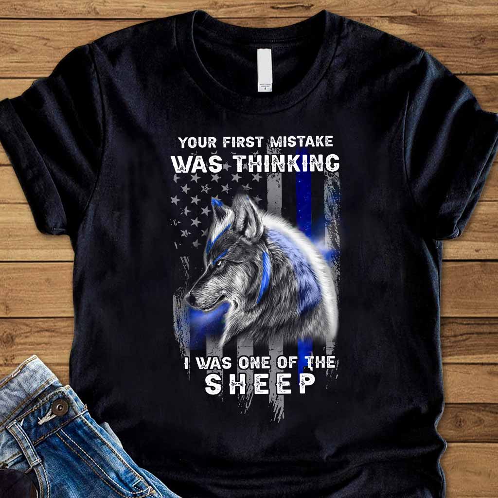 Dein erster Fehler – Polizeibeamten-T-Shirt und Hoodie 062021