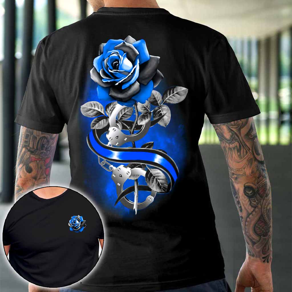 Blue Rose – Polizeibeamten-T-Shirt und Hoodie 062021
