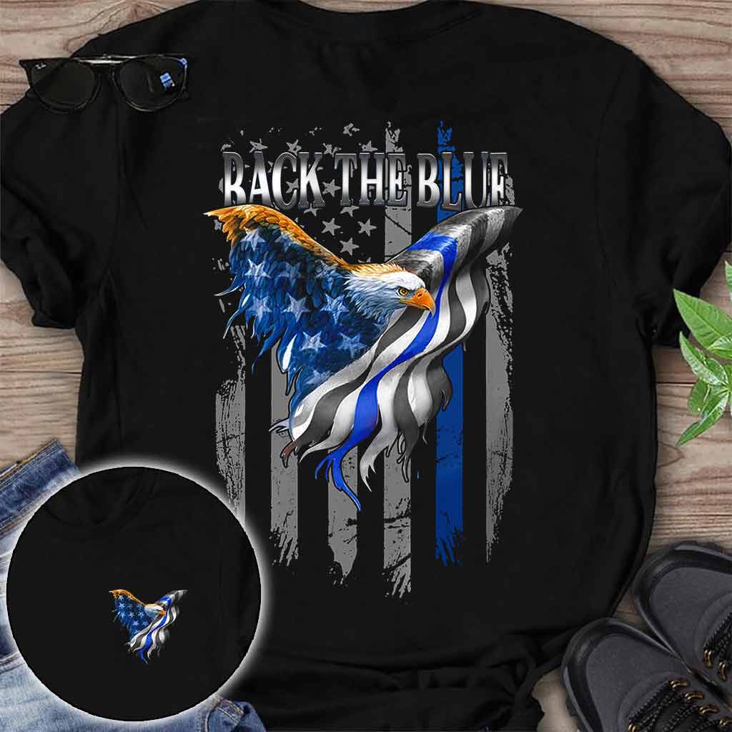 Blue Line – Polizeibeamten-T-Shirt und Hoodie 0621