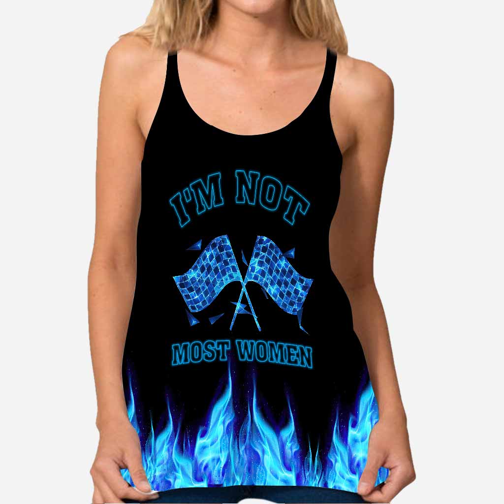 Nicht die meisten Frauen - Racing Cross Tanktop