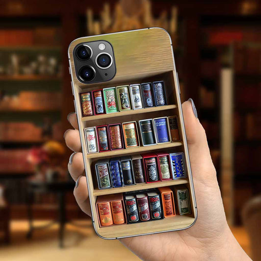 Ich lese Bücher und weiß Dinge – Handyhülle in Buchform