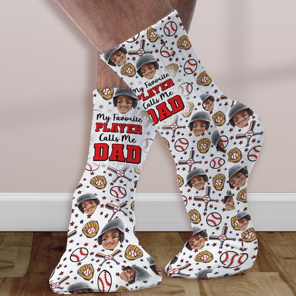 Mein Lieblingsspieler – personalisierte Baseballsocken