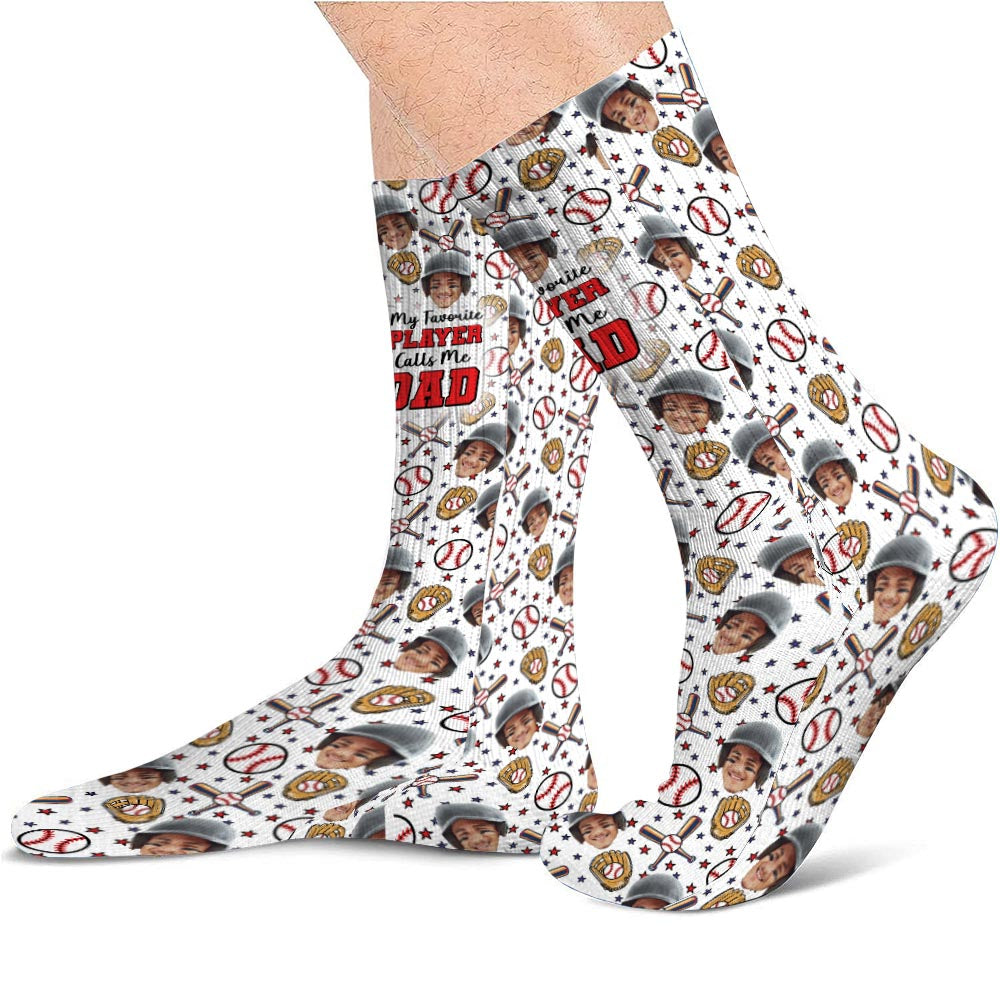 Mein Lieblingsspieler – personalisierte Baseballsocken
