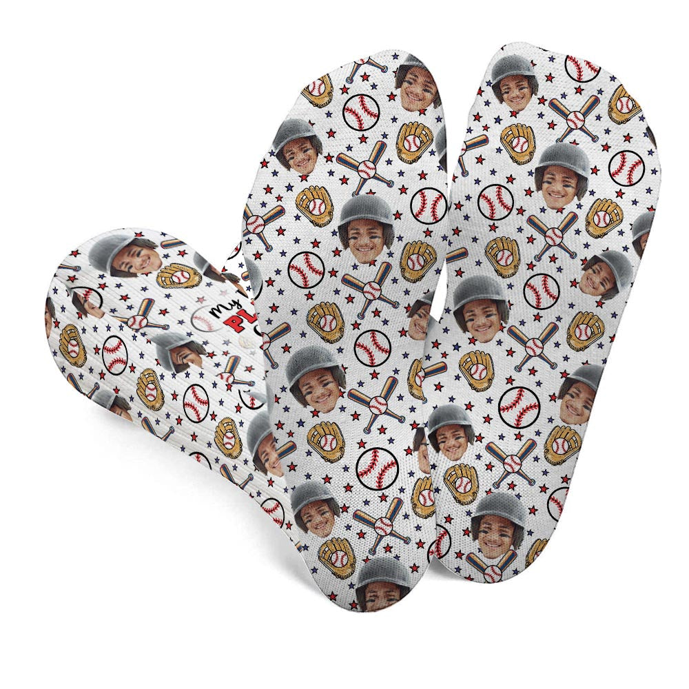 Mein Lieblingsspieler – personalisierte Baseballsocken