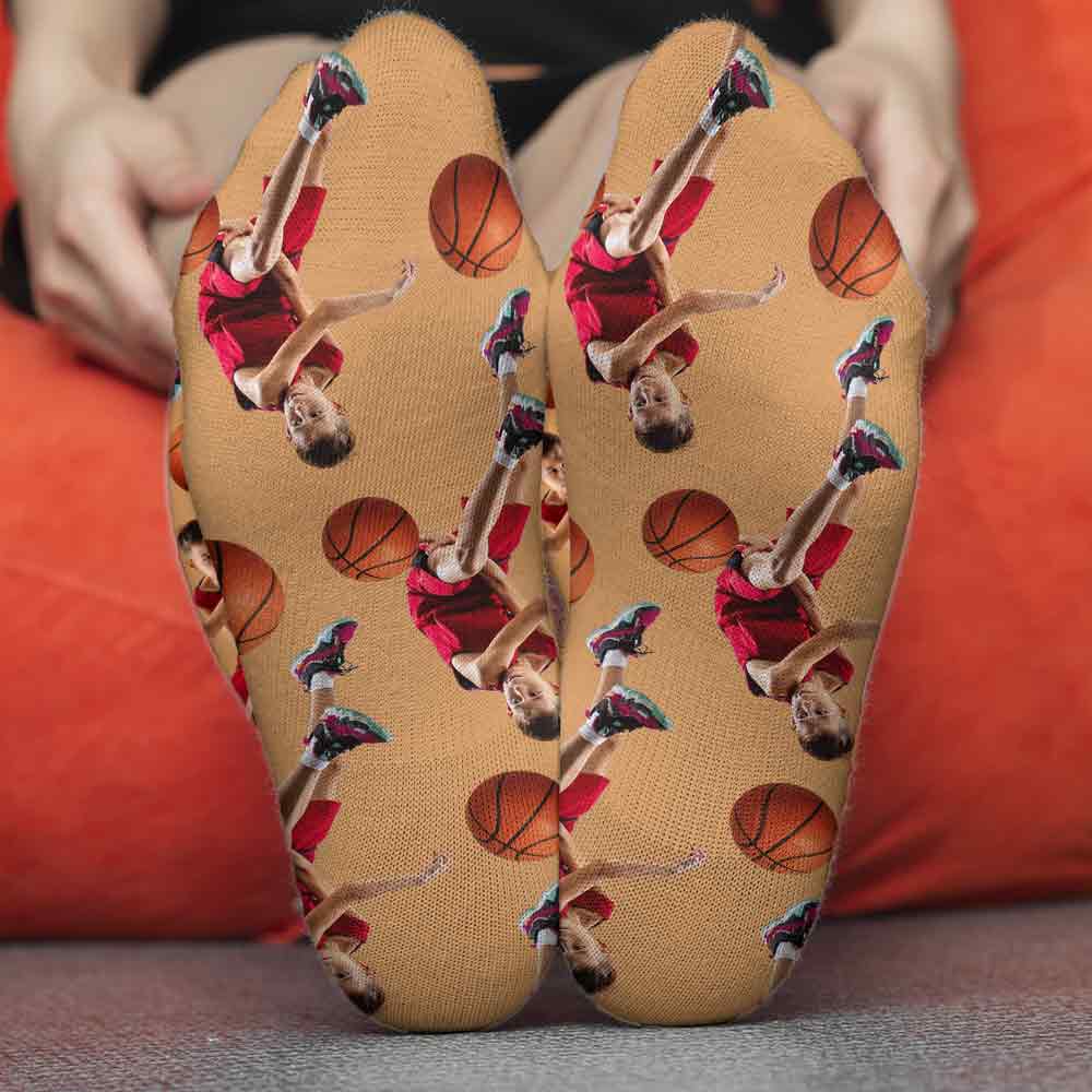 Lucky Game Day Socken – Personalisierte Basketballsocken