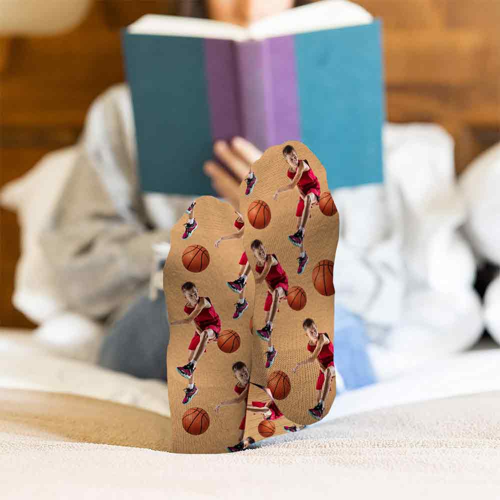 Lucky Game Day Socken – Personalisierte Basketballsocken