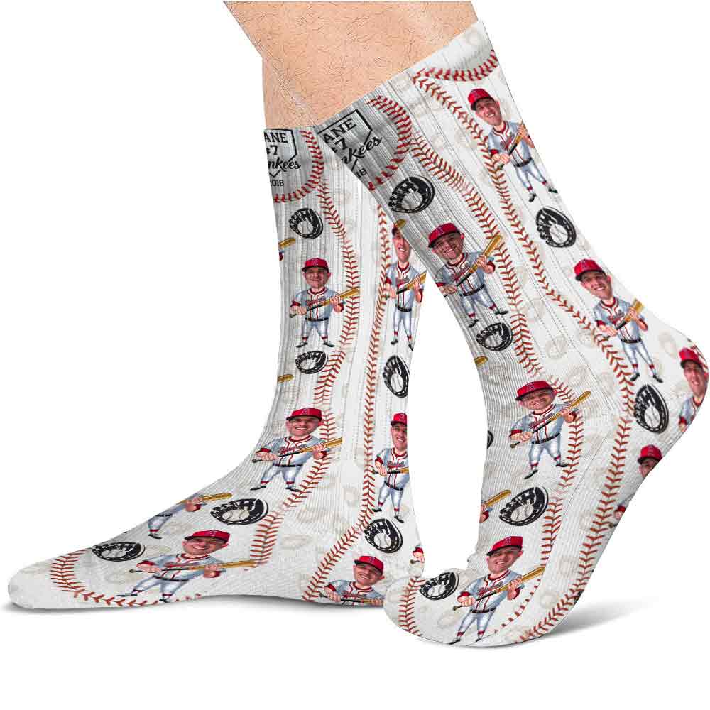 It's Baseball Season - Personalized Baseball Socks