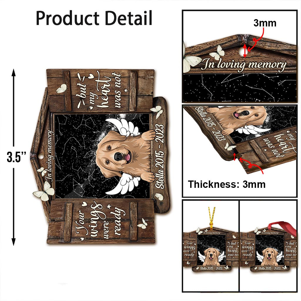 In Loving Memory - Personalized Dog Ornament