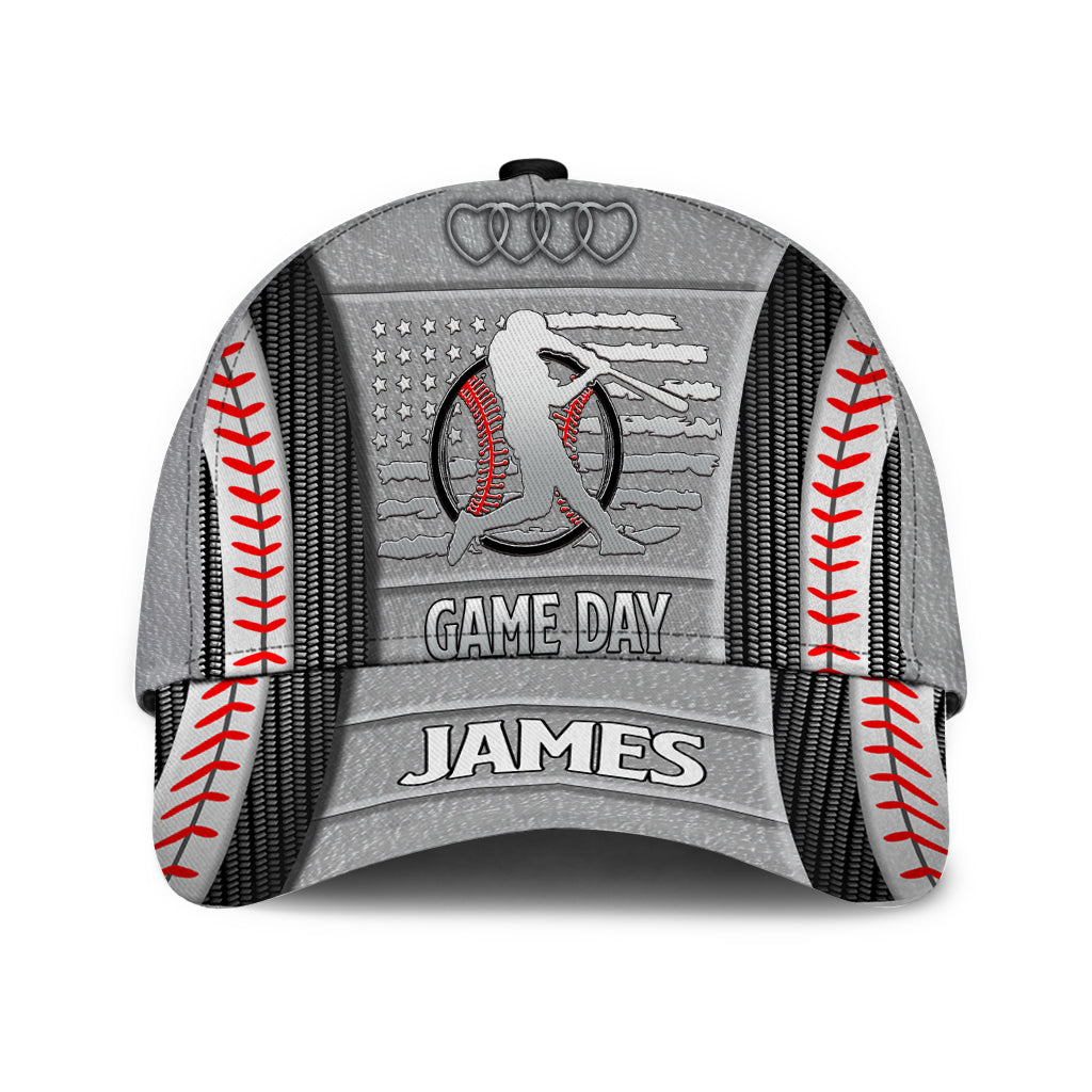 Spieltag – Personalisierte Baseball-Klassiker-Kappe
