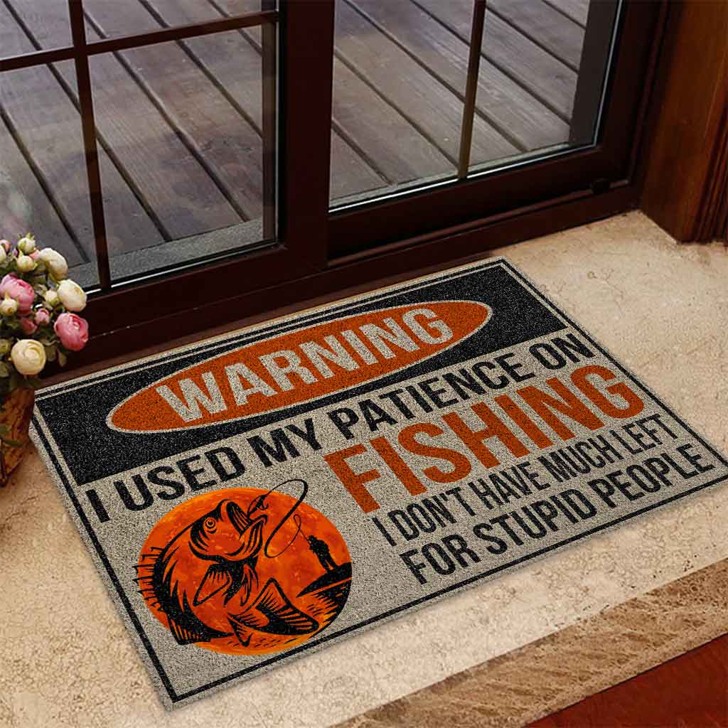 I Used My Patience On Fishing Doormat