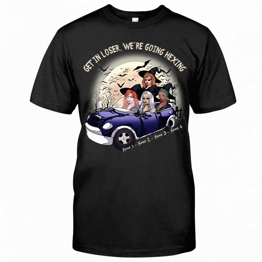 Steig ein, Verlierer! Wir verhexen die Hexe! - Personalisiertes Halloween-T-Shirt und Hoodie