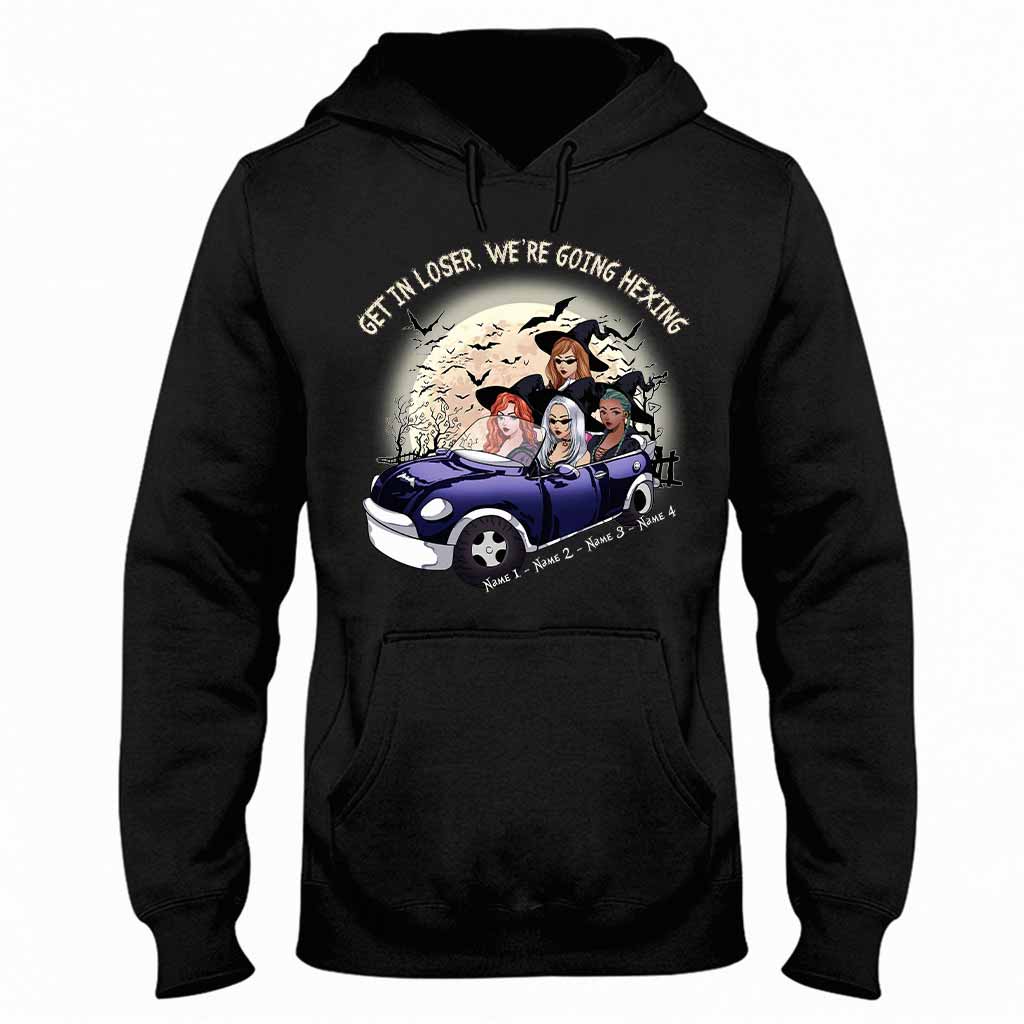 Steig ein, Verlierer! Wir verhexen die Hexe! - Personalisiertes Halloween-T-Shirt und Hoodie
