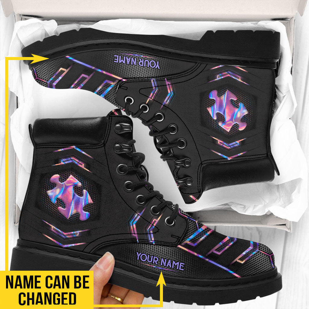 Liebe braucht keine Worte – Personalisierte Ganzjahresstiefel zur Sensibilisierung für Autismus