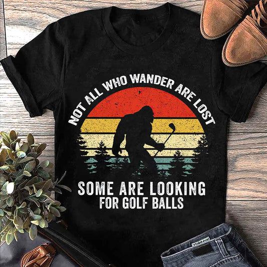 Nicht alle, die wandern – Golf-T-Shirt und Hoodie 102021
