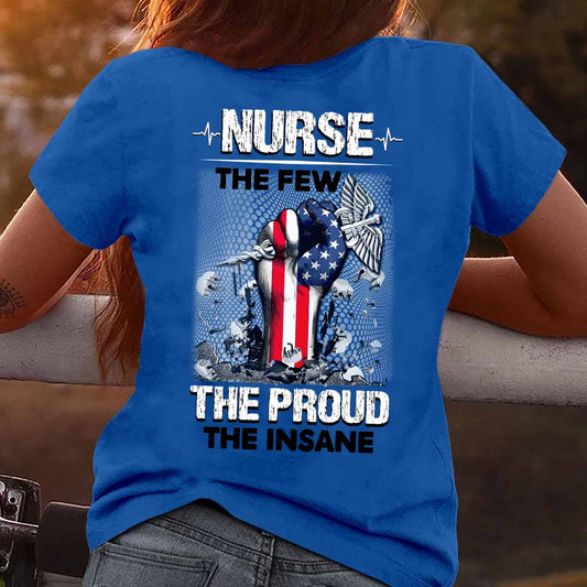 Die Wenigen, die Stolzen, die Wahnsinnigen – Krankenschwester-T-Shirt und Hoodie 1021